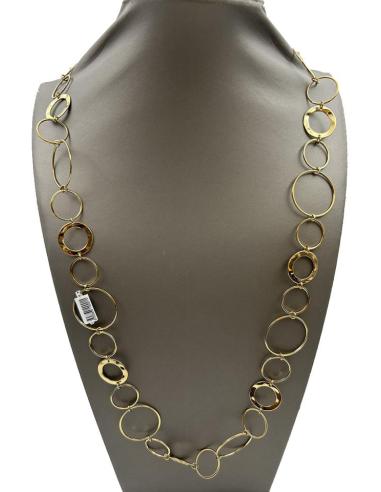 COLLARES LARGOS DORADOS  DE CADENA PARA MUJER