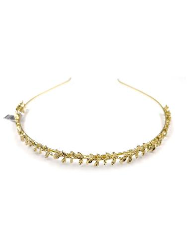 DIADEMAS ELEGANTES PARA BODAS EN DORADO