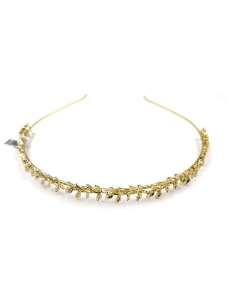 DIADEMAS ELEGANTES PARA BODAS EN DORADO