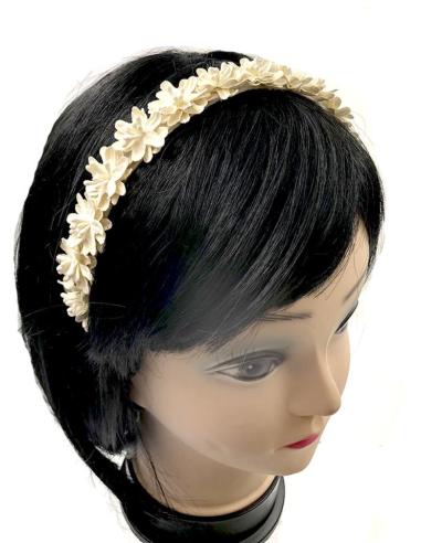 DIADEMAS BLANCAS PARA BODAS Y EVENTOS CON FLORECILLAS