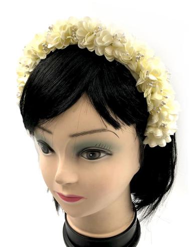 DIADEMAS BODA BLANCAS CON FLORES BONITAS ESPECIAL INVITADAS