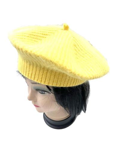 BOINAS AMARILLAS DE MUJER ELEGANTE AIRE FRANCES PARA TU LOOK