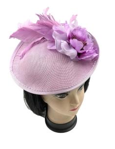 TOCADOS BODA ROSAS MALVA MUY BONITOS PARA MADRINA 2