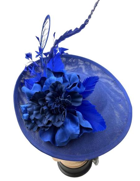 TOCADOS AZULONES PARA BODAS ESPECIAL MADRINAS E INVITADAS