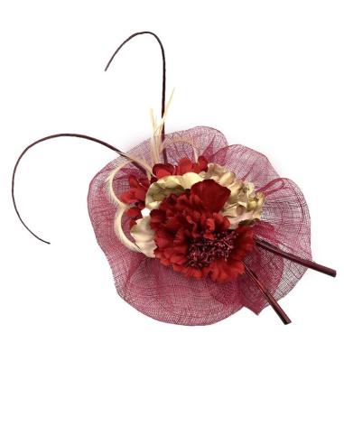 TOCADOS GRANATES BODA ORIGINAL DISEÑO ARTESANAL DE INVITADA