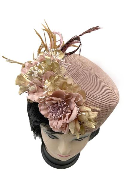 TOCADOS BODA ROSAS Y DORADOS ELEGANTISIMO TRABAJO ARTESANAL