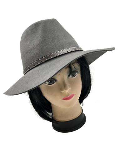 SOMBREROS MUJER GRISES ESTILO BOHEMIO MUY FAVORECEDOR