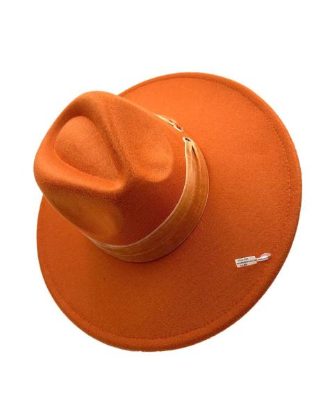 SOMBREROS MUJER NARANJAS TONO VIBRANTE PARA UN LOOK ROMPEDOR