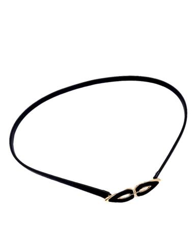CINTURONES NEGROS ESTRECHOS Y ELASTICOS IDEAL FONDO DE ARMARIO
