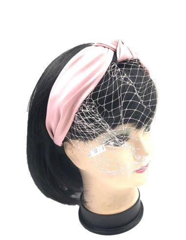 DIADEMAS BODA ROSAS DE NUDO TURBANTE Y REDECILLA