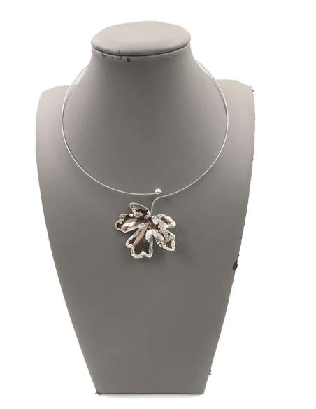COLLARES MUJER JOYERIA ARTESANAL CON HOJAS NATURALES PRESERVADAS