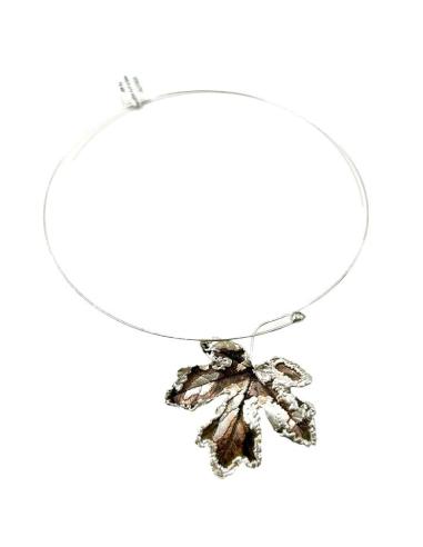 COLLARES MUJER JOYERIA ARTESANAL CON HOJAS NATURALES PRESERVADAS