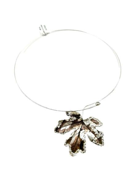 COLLARES MUJER JOYERIA ARTESANAL CON HOJAS NATURALES PRESERVADAS