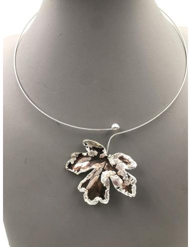 COLLARES MUJER JOYERIA ARTESANAL CON HOJAS NATURALES PRESERVADAS