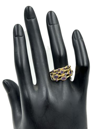 ANILLOS AMATISTA GRANDES ESPECIAL MADRINAS E INVITADAS DE BODA
