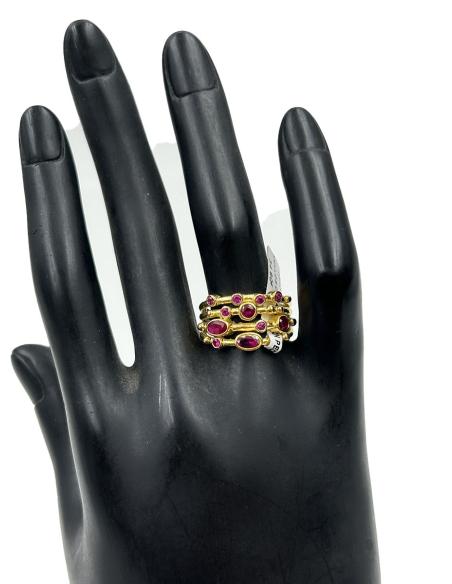ANILLOS FUCSIAS GRANDES ESPECIAL MADRINAS E INVITADAS DE BODA
