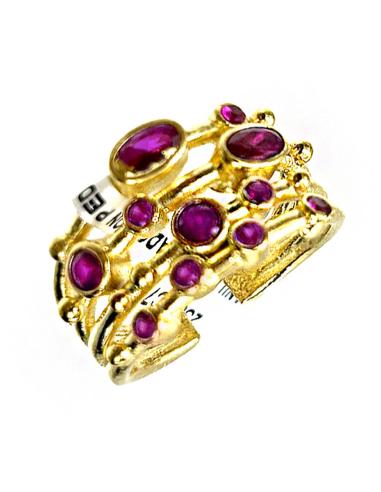 ANILLOS FUCSIAS GRANDES ESPECIAL MADRINAS E INVITADAS DE BODA