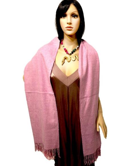 PAÑUELOS ROSAS CHAL Y PASHMINA MUY CALIDOS Y ELEGANTES