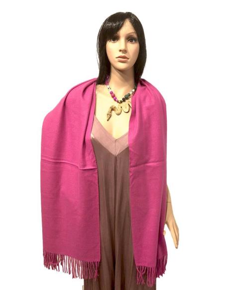 PAÑUELOS FUCSIAS CHAL Y PASHMINA MUY CALIDOS Y ELEGANTES