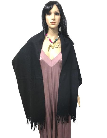 PAÑUELOS NEGROS CHAL Y PASHMINA MUY CALIDOS Y ELEGANTES