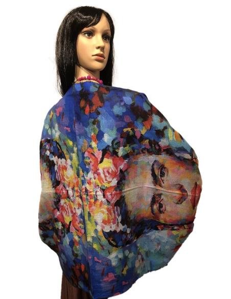 PAÑUELOS PARA MUJER INSPIRADOS EN FRIDA BUFANDA Y FULAR