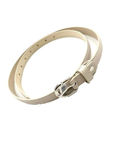 CINTURONES BEIGE FINOS PARA MUJER QUE ESTILIZA EL LOOK