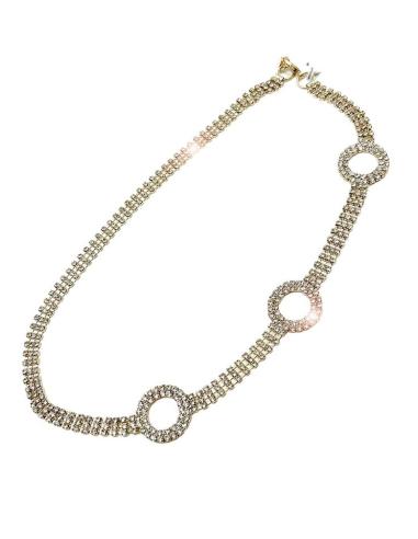 CINTURONES MUJER DORADOS CON CRISTAL EXTRA BRILLO PARA LOOK DE FIESTA Y NOCHE