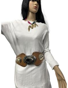 CINTURONES PIEL MUJER EXCLUSIVO DISEÑO CON TACHUELAS 2