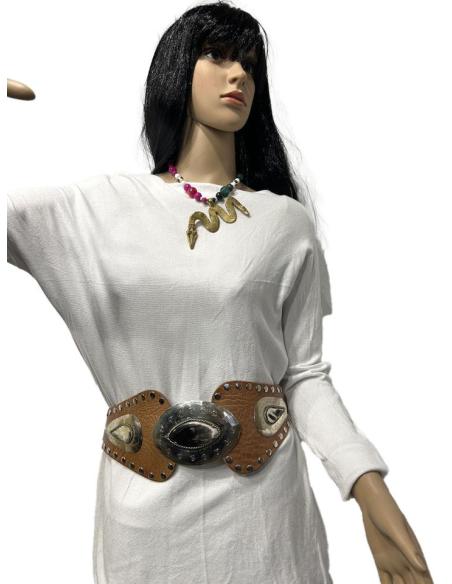 CINTURONES PIEL MUJER EXCLUSIVO DISEÑO CON TACHUELAS