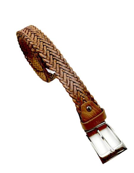 CINTURONES CUERO HOMBRE MUJER UNISEX TONO CAMEL ESTRECHOS