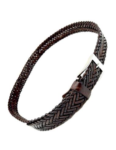 CINTURONES PIEL HOMBRE MUJER UNISEX MARRONES ESTRECHOS