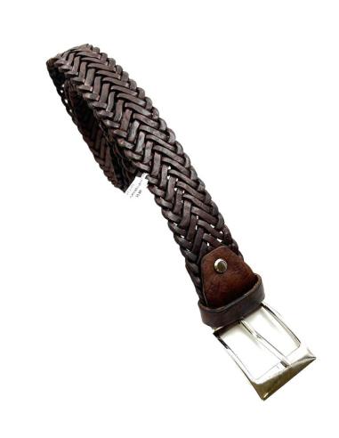 CINTURONES PIEL HOMBRE MUJER UNISEX MARRONES ESTRECHOS