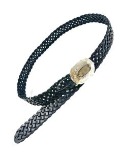 CINTURONES PIEL NEGROS PARA MUJER Y HOMBRE UNISEX ESTRECHOS PARA PANTALONES