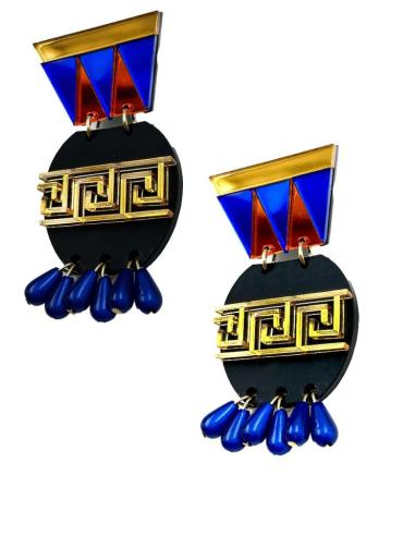 PENDIENTES PARA MUJER DE DISEÑO, ANFORA EGIPCIA, PENDIENTES DE DISEÑO EL JARDIN DEL DESEO