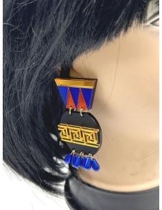 PENDIENTES PARA MUJER DE DISEÑO, ANFORA EGIPCIA, PENDIENTES DE DISEÑO EL JARDIN DEL DESEO 2