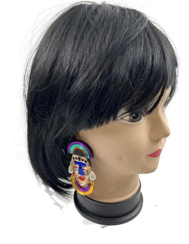 PENDIENTES DE DISEÑO PARA MUJER  EN MADRID, MASCARA TANZANIA