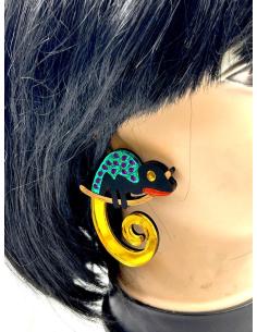 PENDIENTES DE DISEÑO EN MADRID, MODELO CAMALEON, LA MEJOR TIENDA DE PENDIENTES EN MADRID.