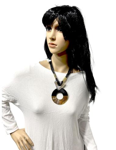 COLLARES DORADOS PLATEADOS Y NEGROS ORIGINALES PARA LOOK DE DIA