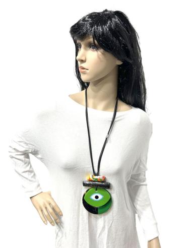 COLLARES MUJER VERDES ORIGINALES CON OJO DE LA SUERTE