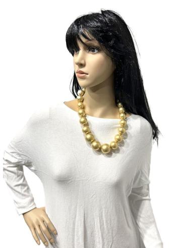 COLLARES DORADOS CORTOS DE MUJER IDEAL FONDO DE ARMARIO