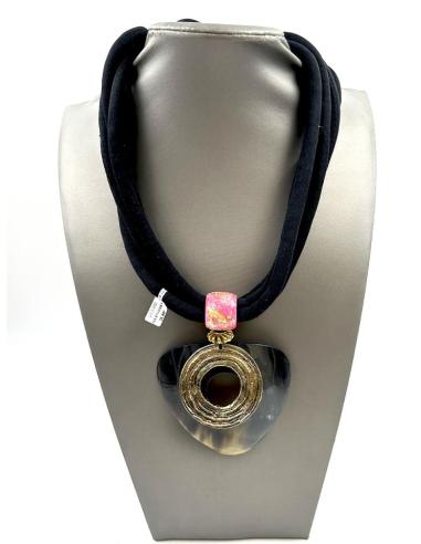 COLLARES MUJER NEGROS CORTOS ORIGINALES DE ESTILO ETNICOS