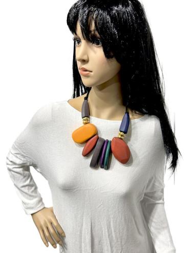 COLLARES MUJER CORTOS EN MULTICOLOR ARTE TRIBAL PARA LOOK DE DIA