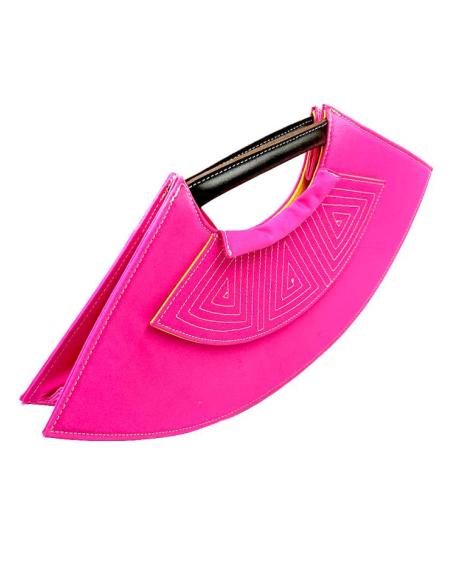 BOLSOS MUJER FUCSIAS Y AMARILLOS CAPOTE TORERO