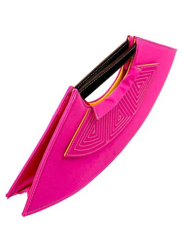 BOLSOS MUJER FUCSIAS Y AMARILLOS CAPOTE TORERO