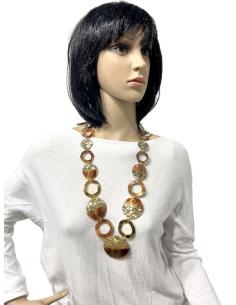 COLLARES MARRONES CAREY CON LOS QUE ELEVAR EL LOOK 2