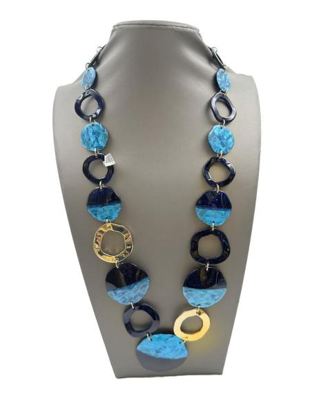 COLLARES DE MODA AZULES LARGOS IDEAL FONDO DE ARMARIO