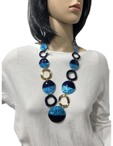 COLLARES DE MODA AZULES LARGOS IDEAL FONDO DE ARMARIO