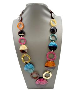 COLLARES DE MODA EN MULTICOLOR MUY BONITOS TODO UN ACIERTO