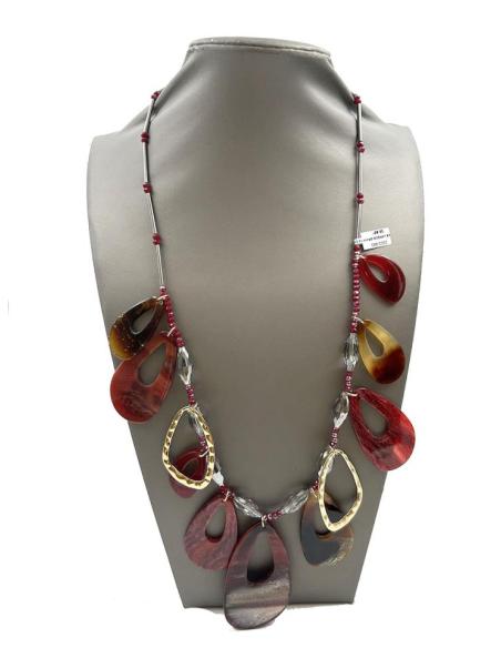 COLLARES GRANATES PARA DAR COLOR A TUS PRENDAS DE DIARIO