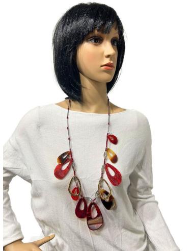 COLLARES GRANATES PARA DAR COLOR A TUS PRENDAS DE DIARIO